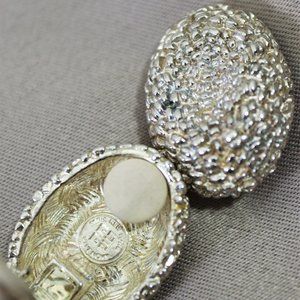 Givenchy Vintage Earrings Clip On with Givenchy Insignia